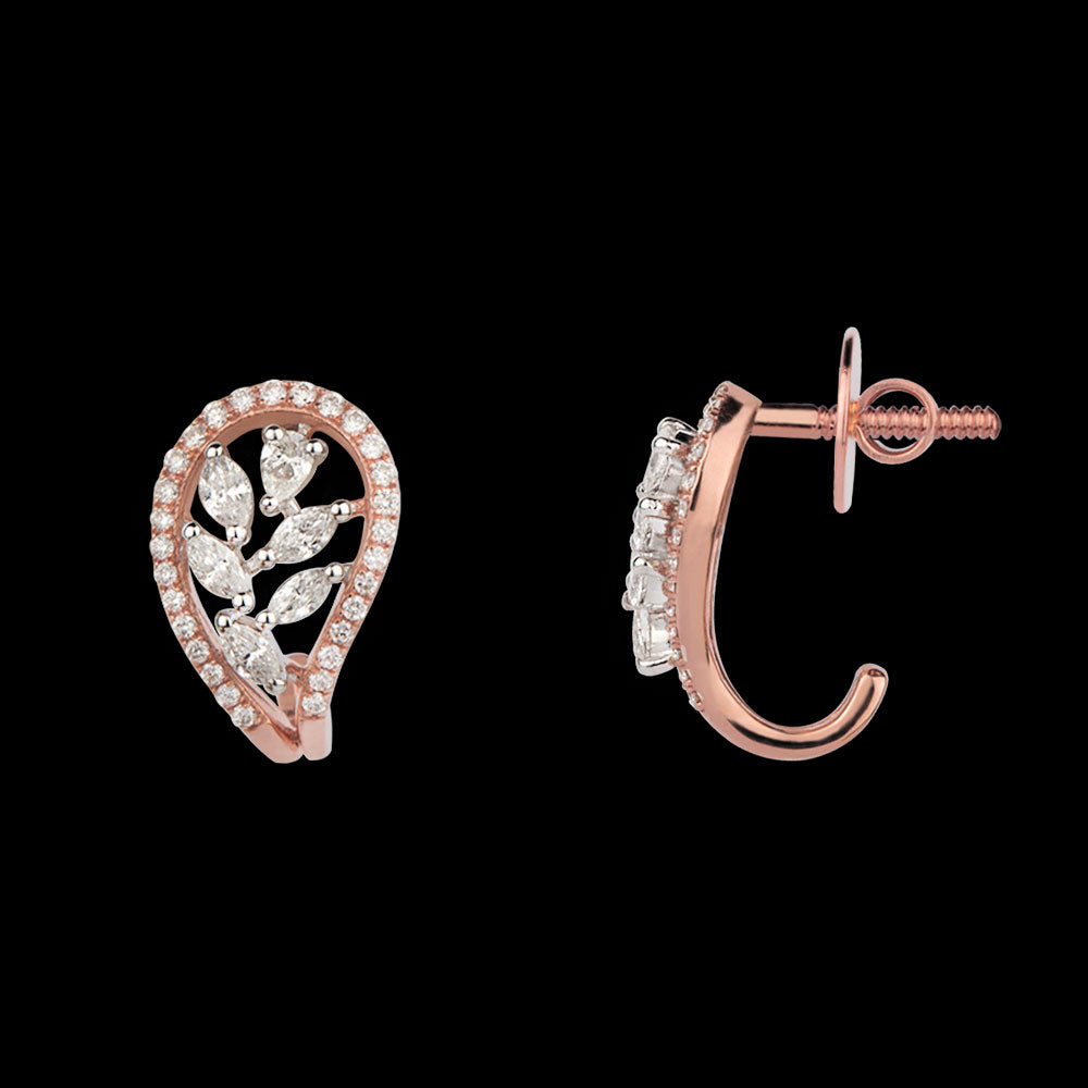 18K Rose Gold Diamond Jewellery - 0.95ct VS-SI-FG