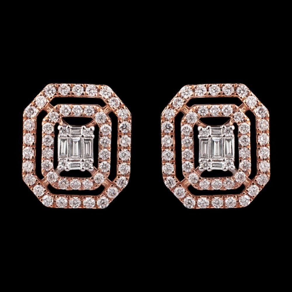 18K Rose Gold Diamond Jewellery - 0.63ct VS-FG
