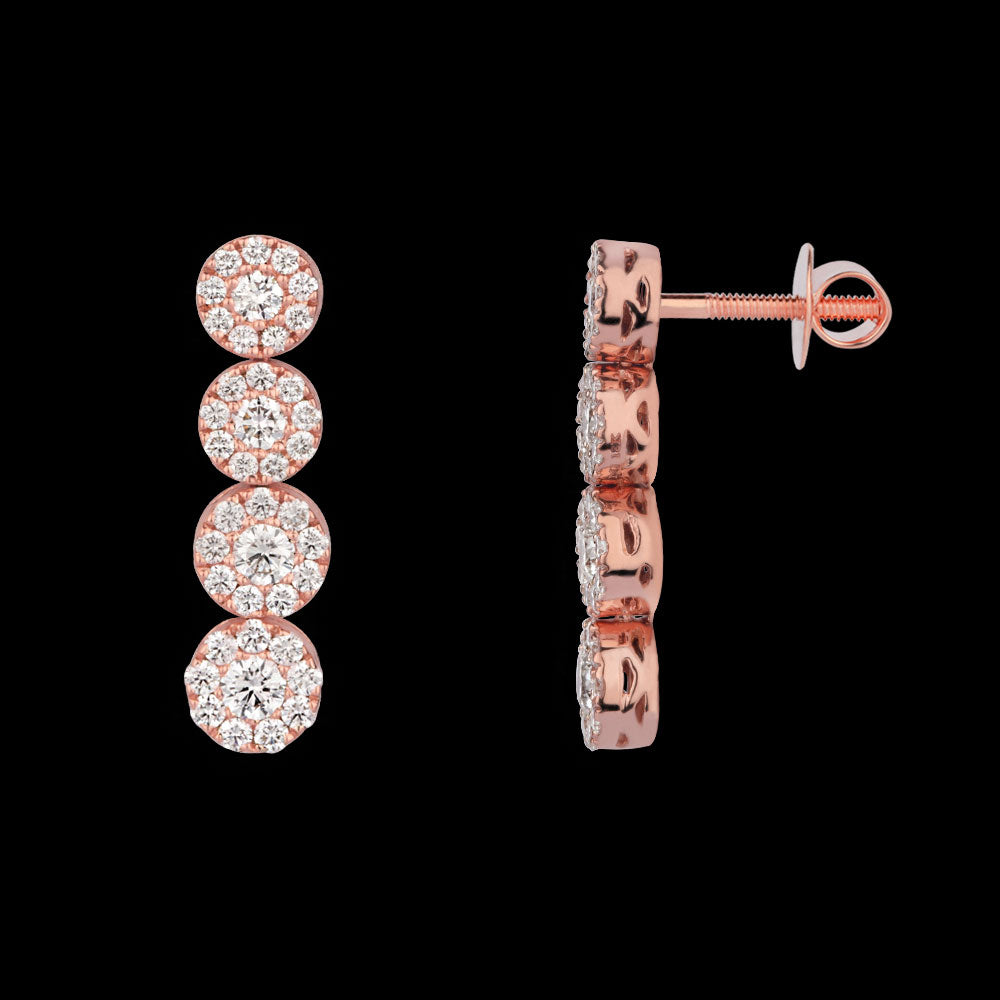 18K Rose Gold Diamond Jewellery - 1.1ct VS-GH