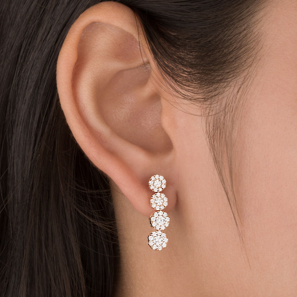 18K Rose Gold Diamond Jewellery - 1.1ct VS-GH