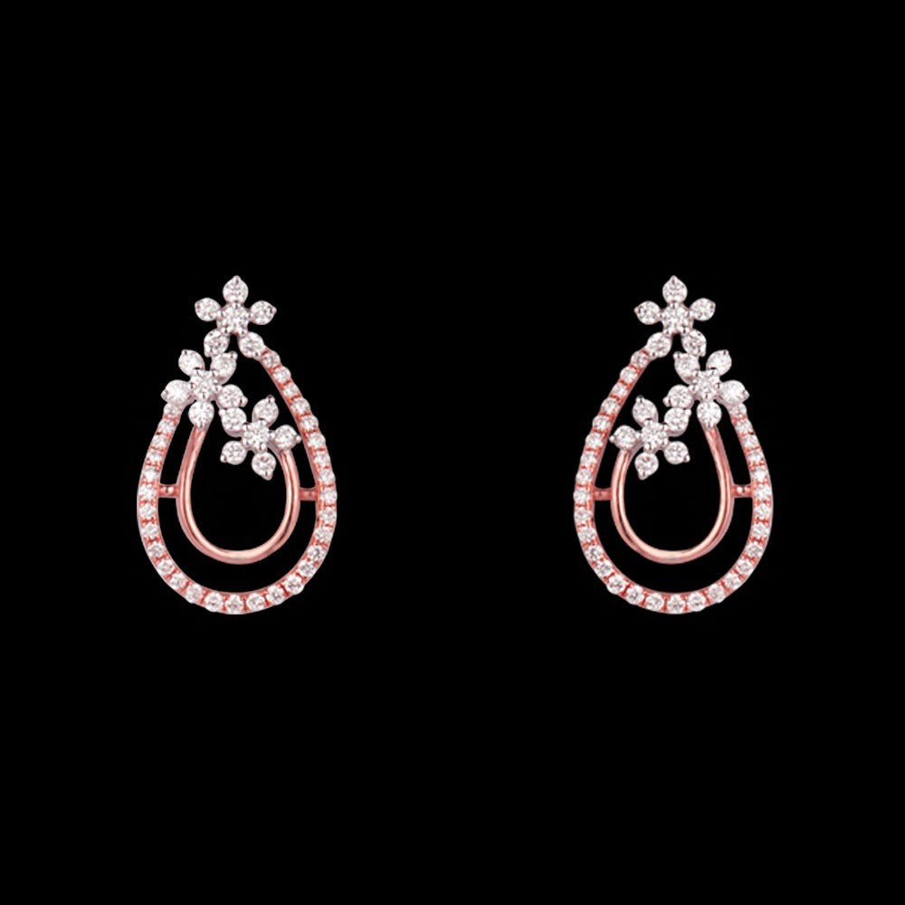 18K Rose Gold Diamond Jewellery - 0.68ct VVS-VS-GH