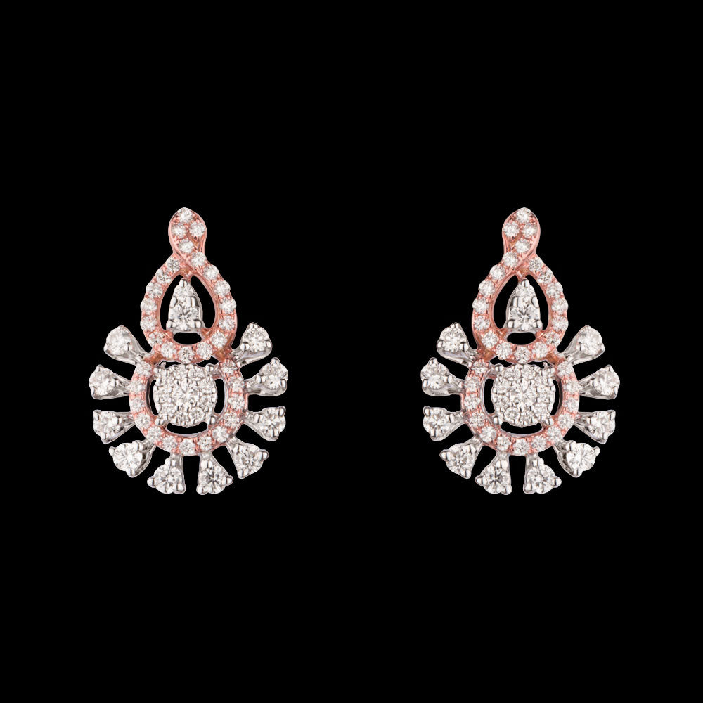 14K Rose Gold Diamond Jewellery - 0.91ct VVS-VS-GH