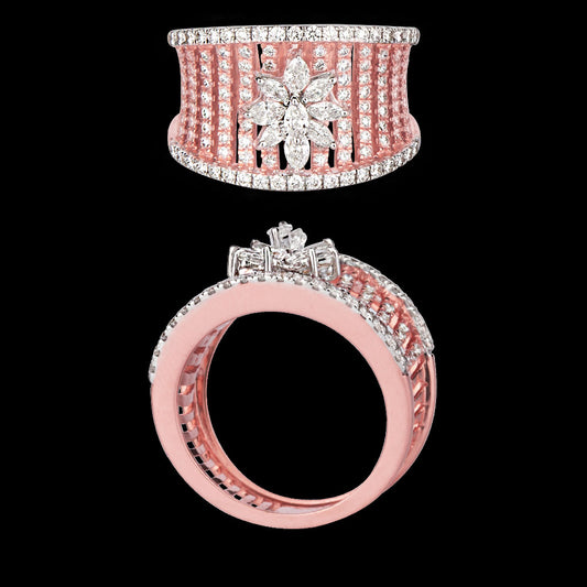 18K Rose Gold Diamond Ring - 1.526ct VS-SI-EFG