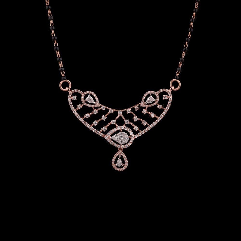 18K Rose Gold Diamond Tanmaniya - 1.02ct VS-FG