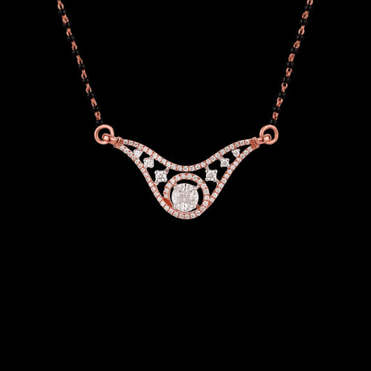 18K Rose Gold Diamond Tanmaniya - 0.9ct VS-FG