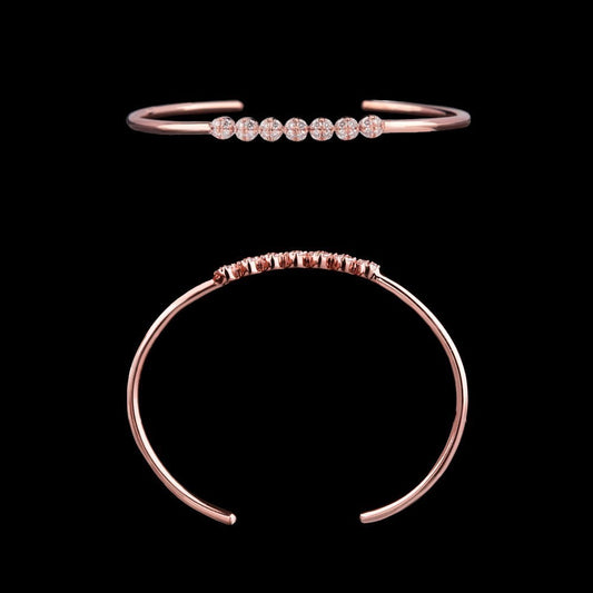 14K Rose Gold Diamond Kada - 0.35ct VVS-FG