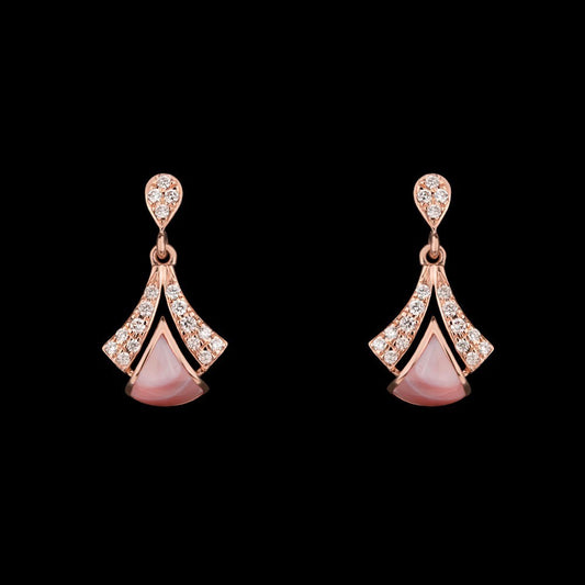 14K Rose Gold Diamond Jewellery - 0.43ct SI-GH with Colour Stones