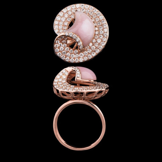 18K Rose Gold Diamond Ring - 1.33ct VS-SI-HI