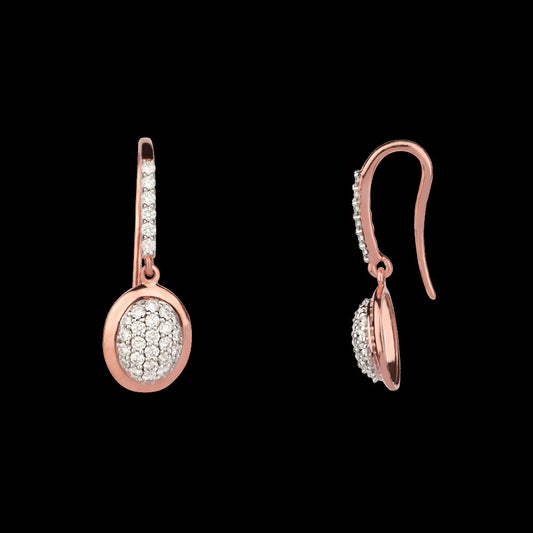 14K Yellow Gold Diamond Earrings - 0.51ct SI-IJ