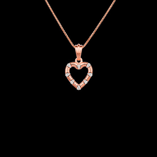 18K Rose Gold Diamond Pendant - 0.316ct VVS-EF