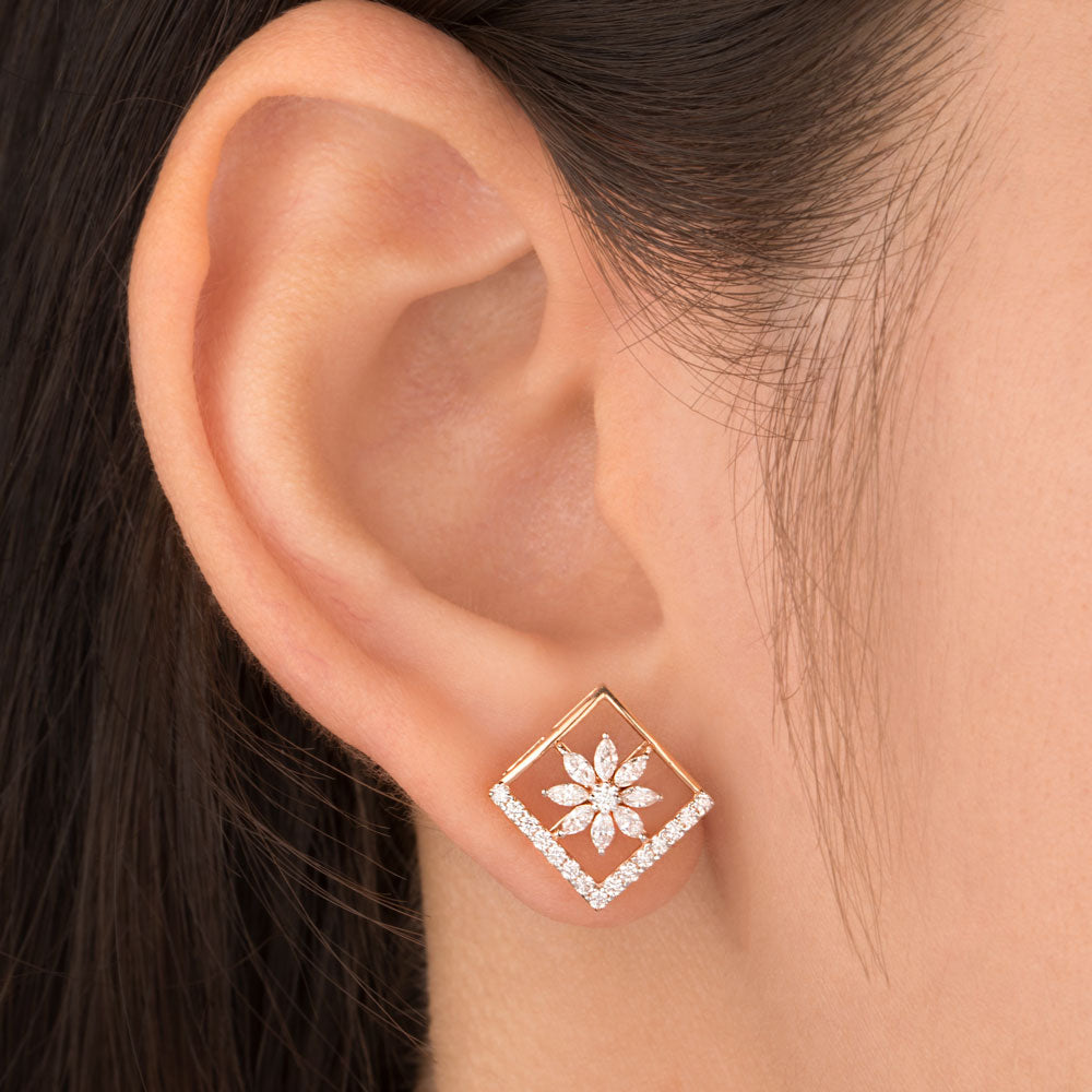 18K Rose Gold Diamond Jewellery - 0.623ct VVS-EF