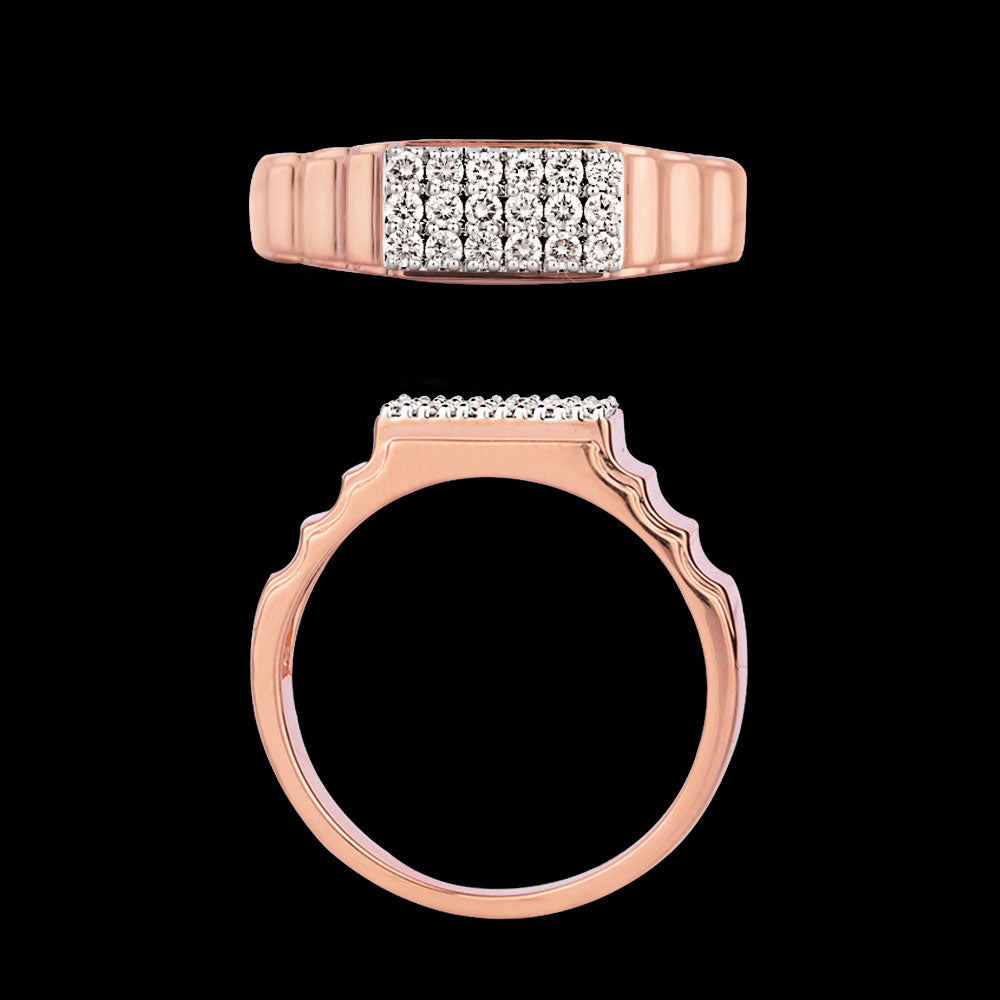 18K Rose Gold Diamond Jewellery - 0.33ct VVS-VS-HI