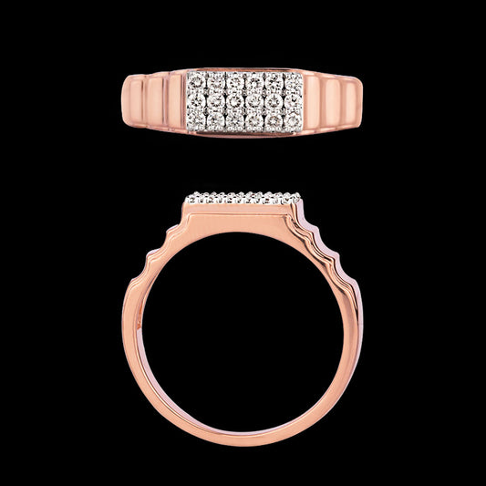 18K Rose Gold Diamond Jewellery - 0.33ct VVS-VS-HI