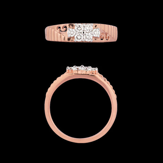18K Rose Gold Diamond Jewellery - 0.37ct VVS-VS-GH