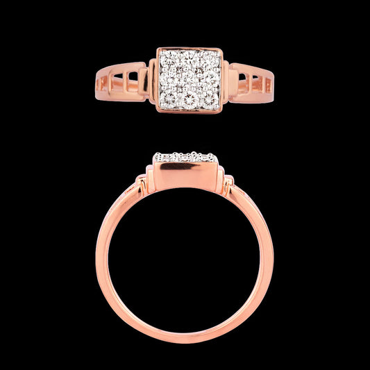 18K Rose Gold Diamond Jewellery - 0.39ct VVS-VS-HI