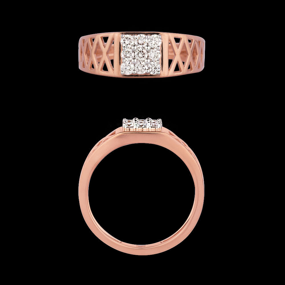 18K Rose Gold Diamond Jewellery - 0.42ct VVS-VS-GH