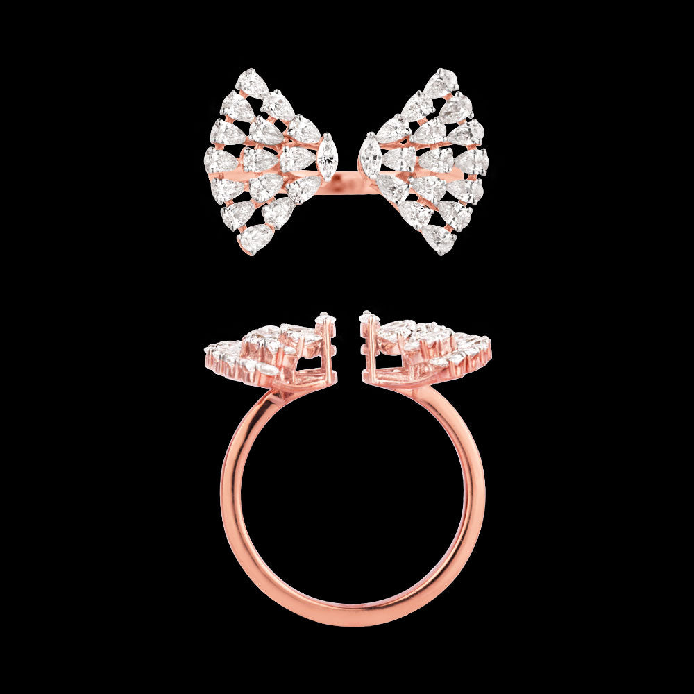 18K Rose Gold Diamond Jewellery - 1.177ct VVS-EF