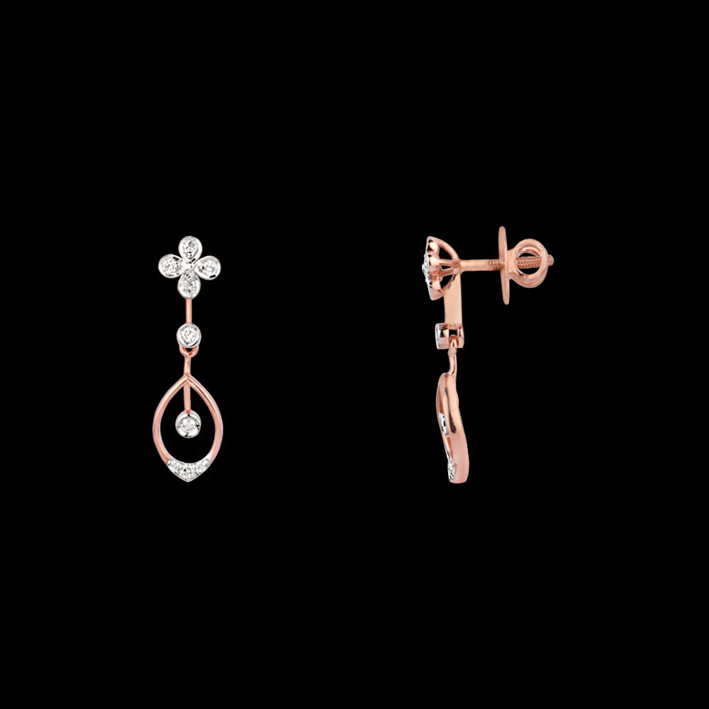 14K Rose Gold Diamond Jewellery - 0.229ct VS-SI-GH