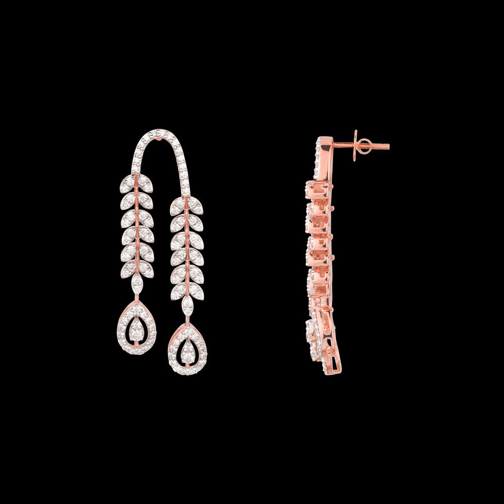 18K Rose Gold Diamond Jewellery - 2.051ct VVS-VS-GHI
