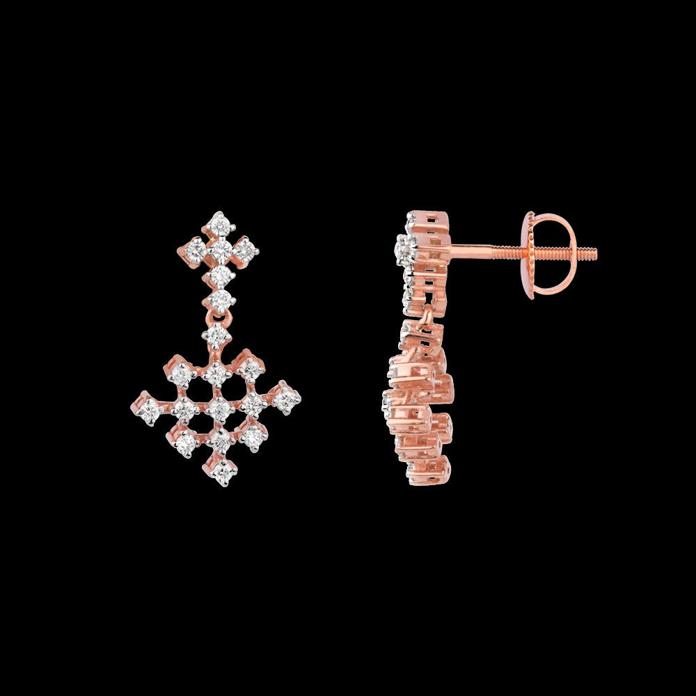 14K Rose Gold Diamond Jewellery - 0.251ct VVS-VS-GH