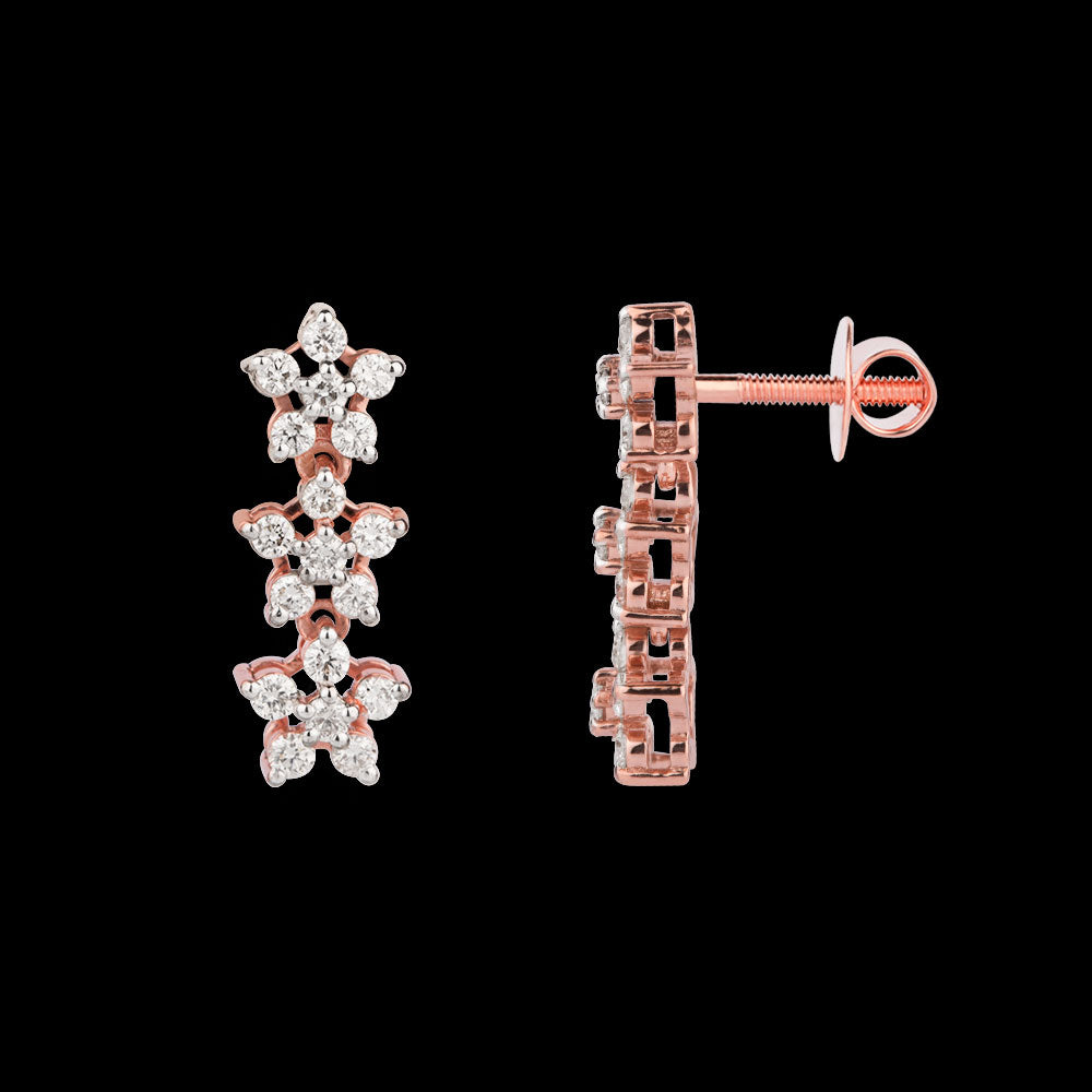 14K Rose Gold Diamond Jewellery - 0.598ct VVS-VS-HI
