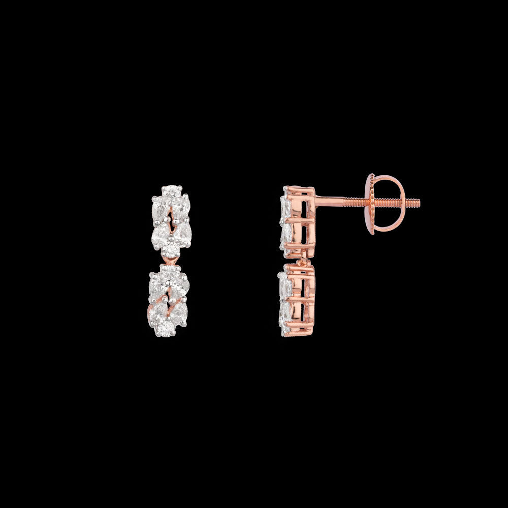 18K Rose Gold Diamond Jewellery - 0.5ct VVS-EF