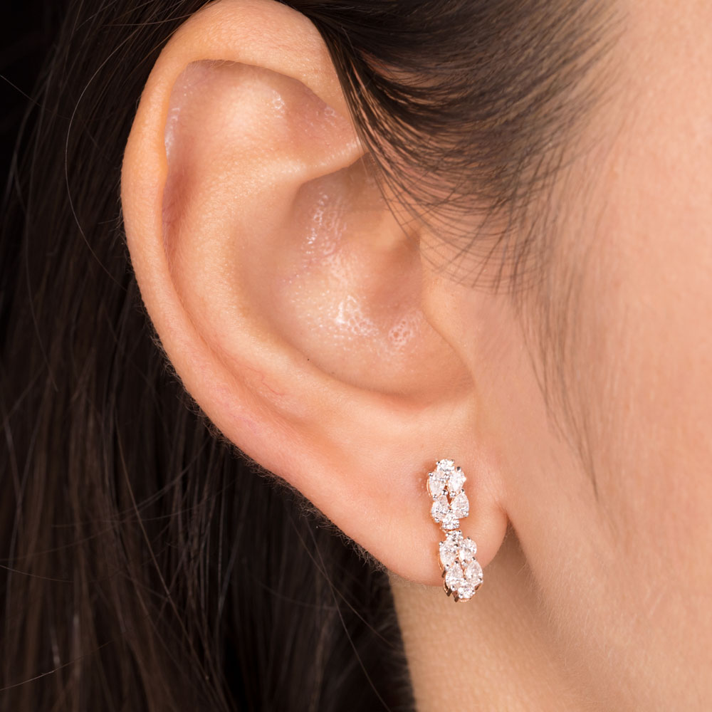 18K Rose Gold Diamond Jewellery - 0.5ct VVS-EF