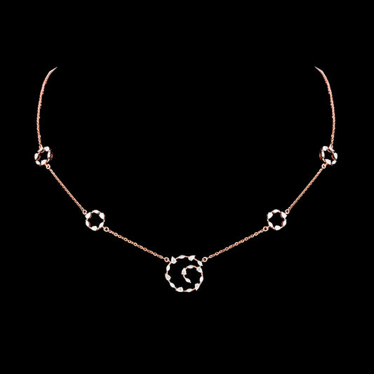 18K Rose Gold Diamond Jewellery - 1.451ct VVS-VS-EF