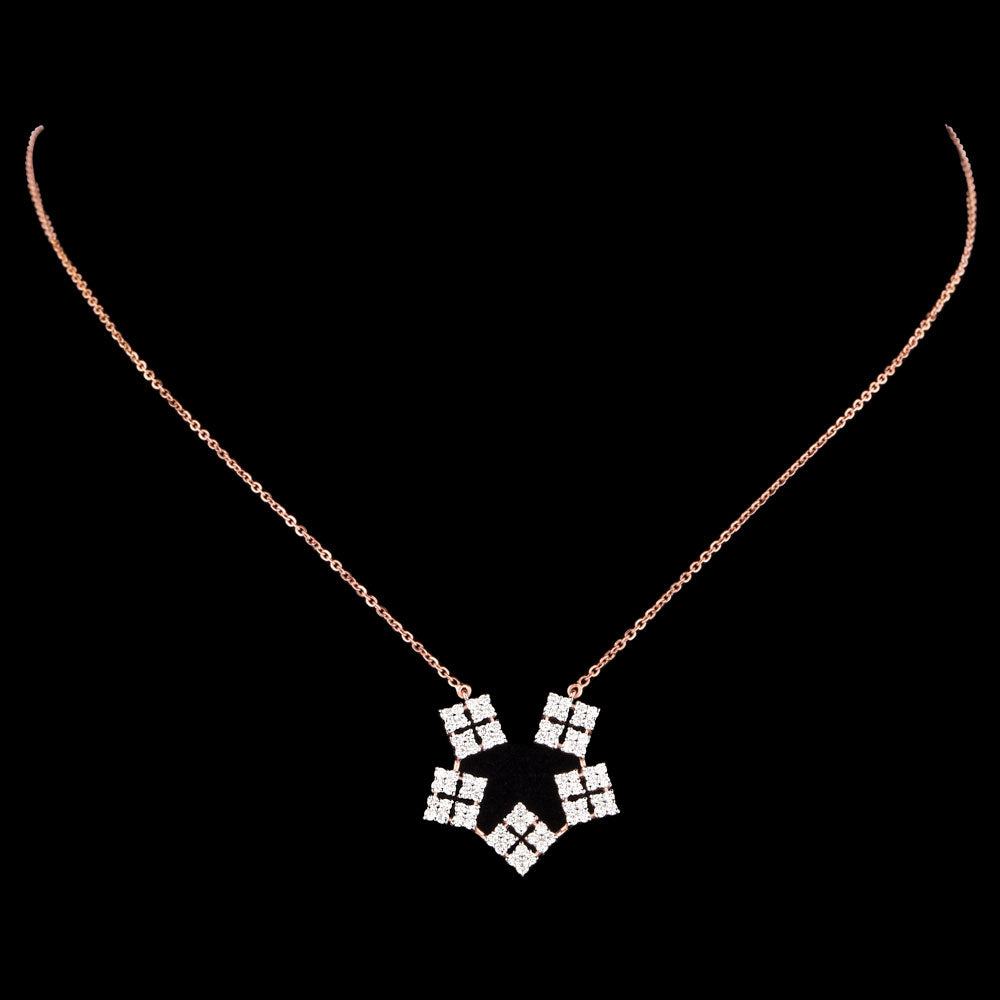 14K Rose Gold Diamond Jewellery - 1.144ct VS-SI-GH