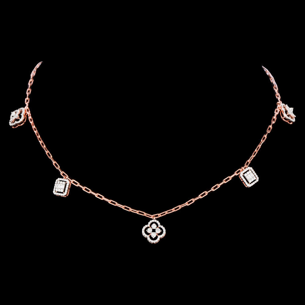 14K Rose Gold Diamond Jewellery - 1.5ct VS-SI-GH