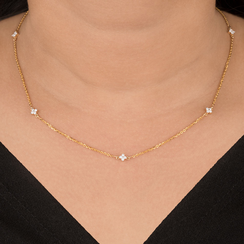 18K Yellow Gold Diamond Jewellery - 0.265ct VVS-VS-FG