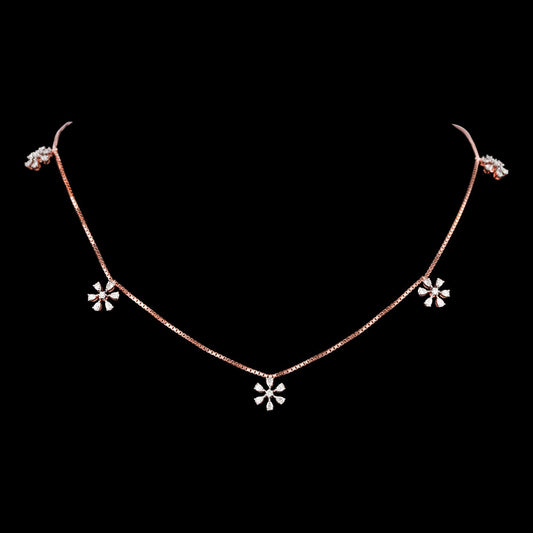 18K Rose Gold Diamond Jewellery - 0.954ct VVS-EF