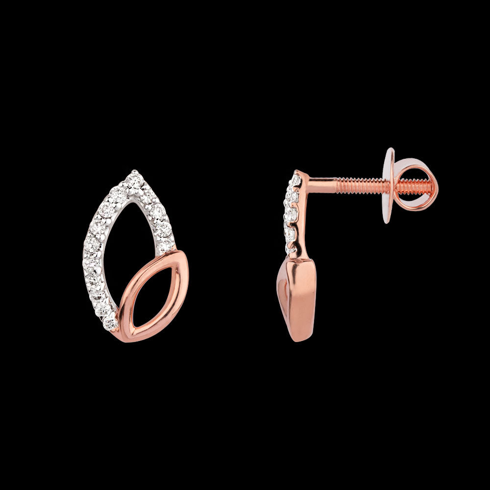 14K Rose Gold Diamond Jewellery - 0.16ct SI-GH