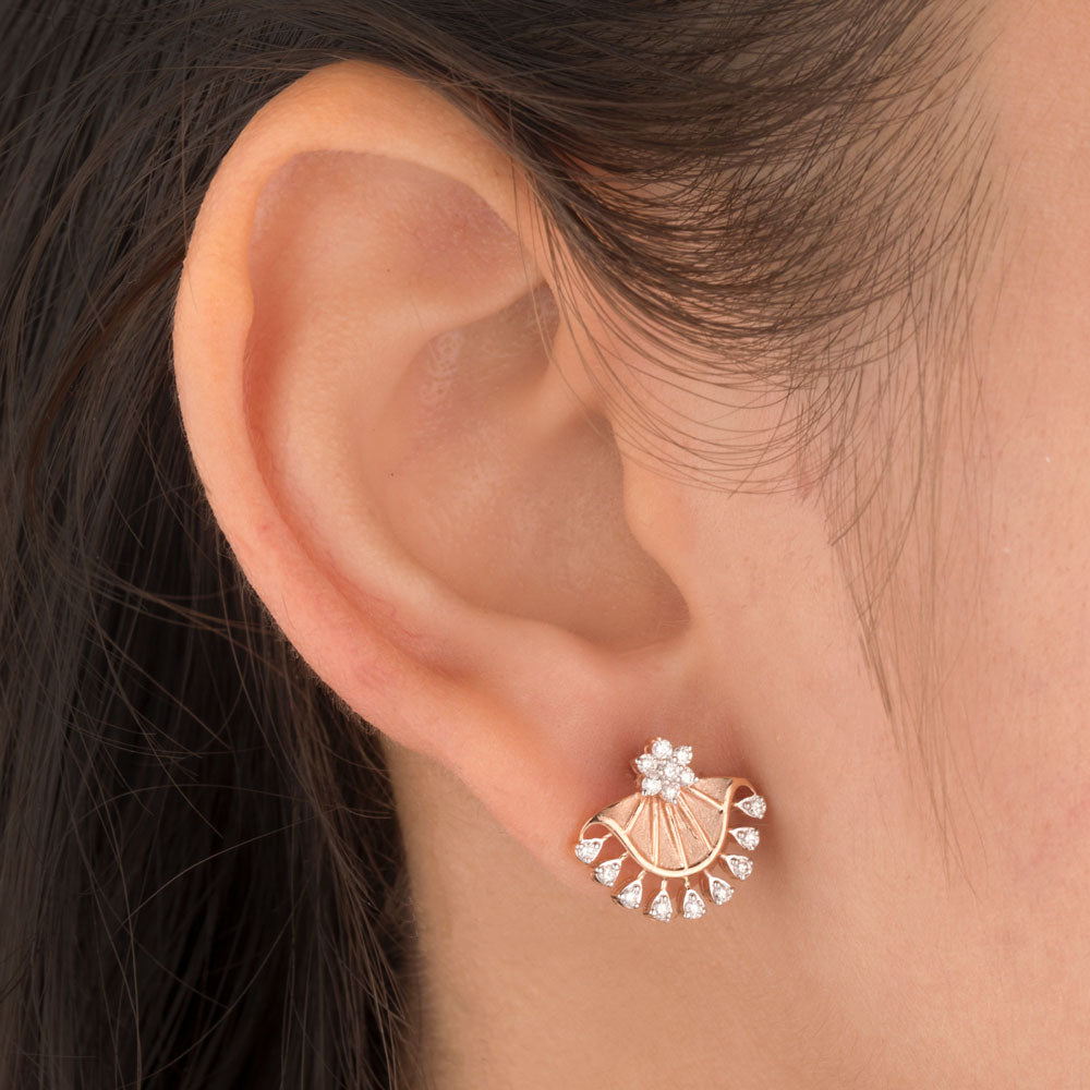 18K Rose Gold Diamond Jewellery - 0.328ct VS-SI-GH
