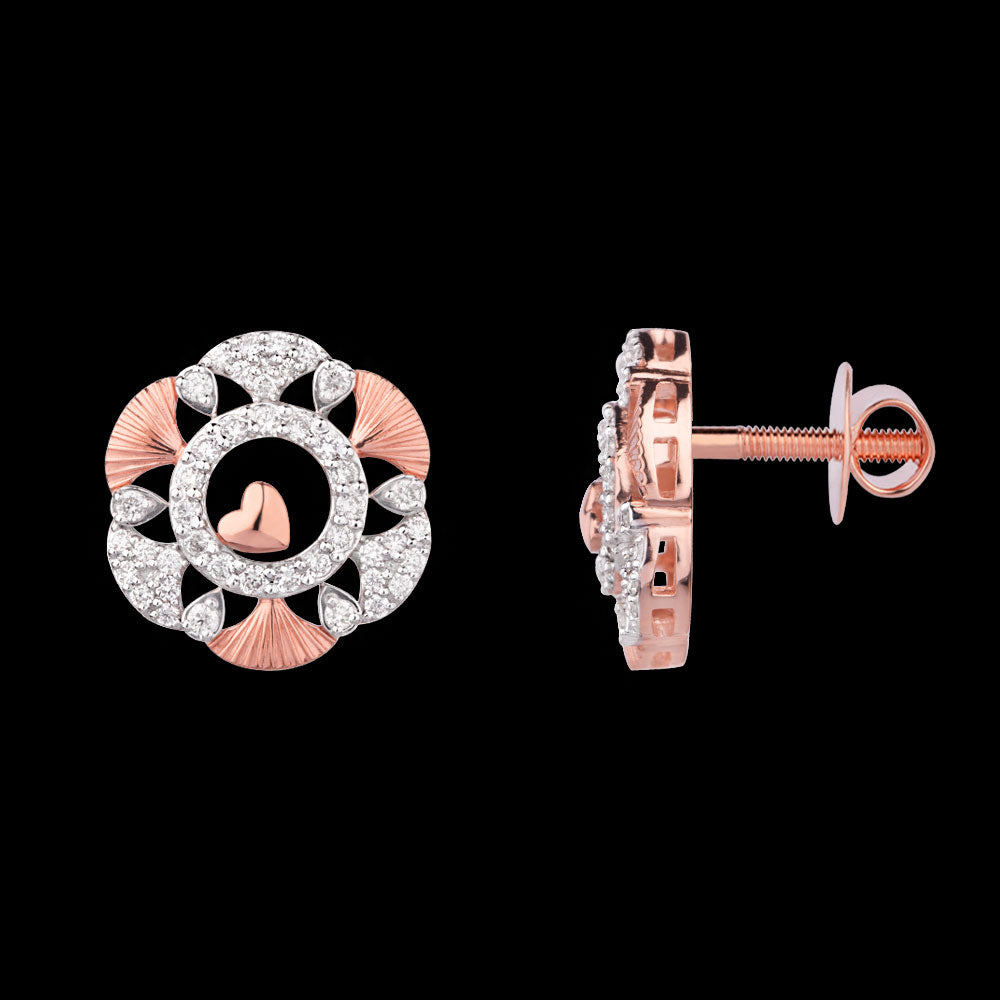 18K Rose Gold Diamond Jewellery - 0.647ct VS-SI-HI