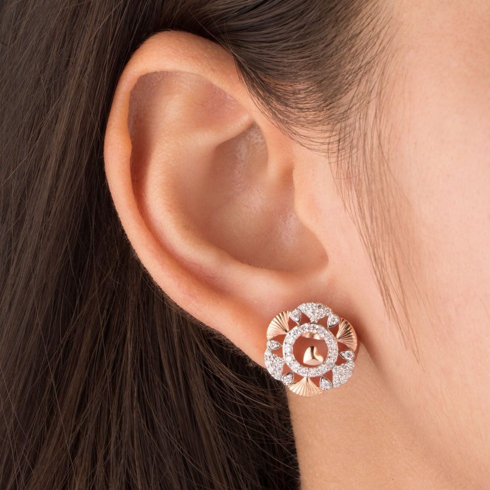 18K Rose Gold Diamond Jewellery - 0.647ct VS-SI-HI