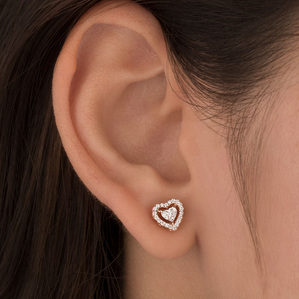 18K Rose Gold Diamond Jewellery - 0.425ct VS-SI-FG