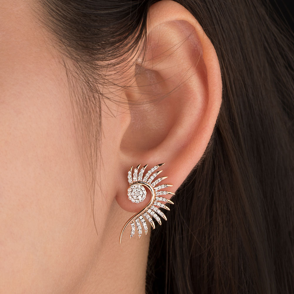 18K Rose Gold Diamond Jewellery - 0.644ct VS-SI-FG
