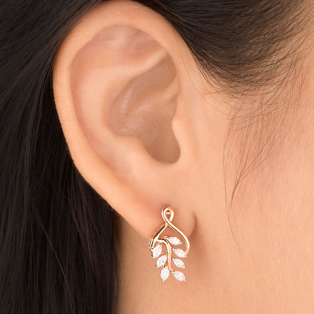 18K Rose Gold Diamond Jewellery - 0.579ct VVS-EF