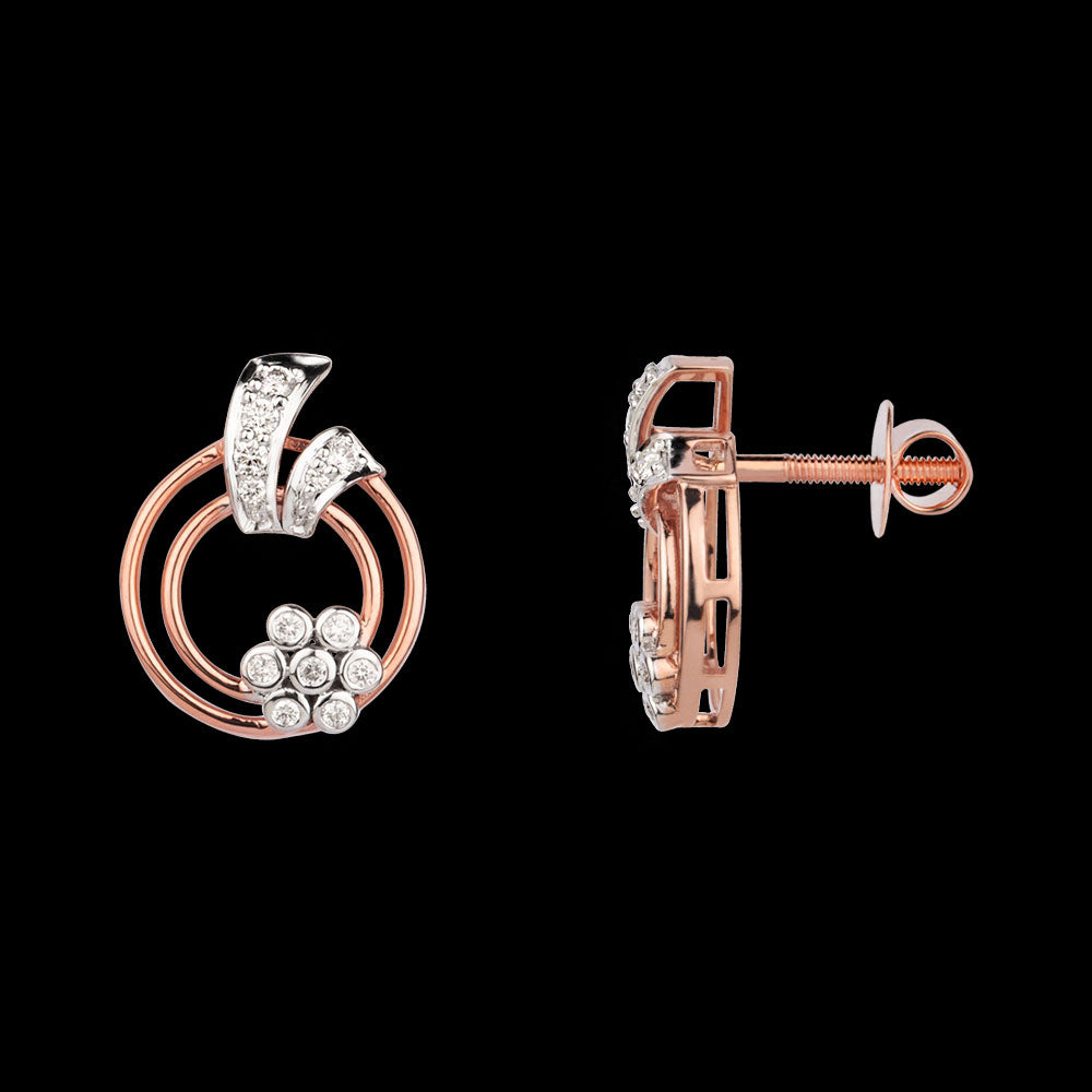 14K Rose Gold Diamond Jewellery - 0.337ct VVS-VS-GH