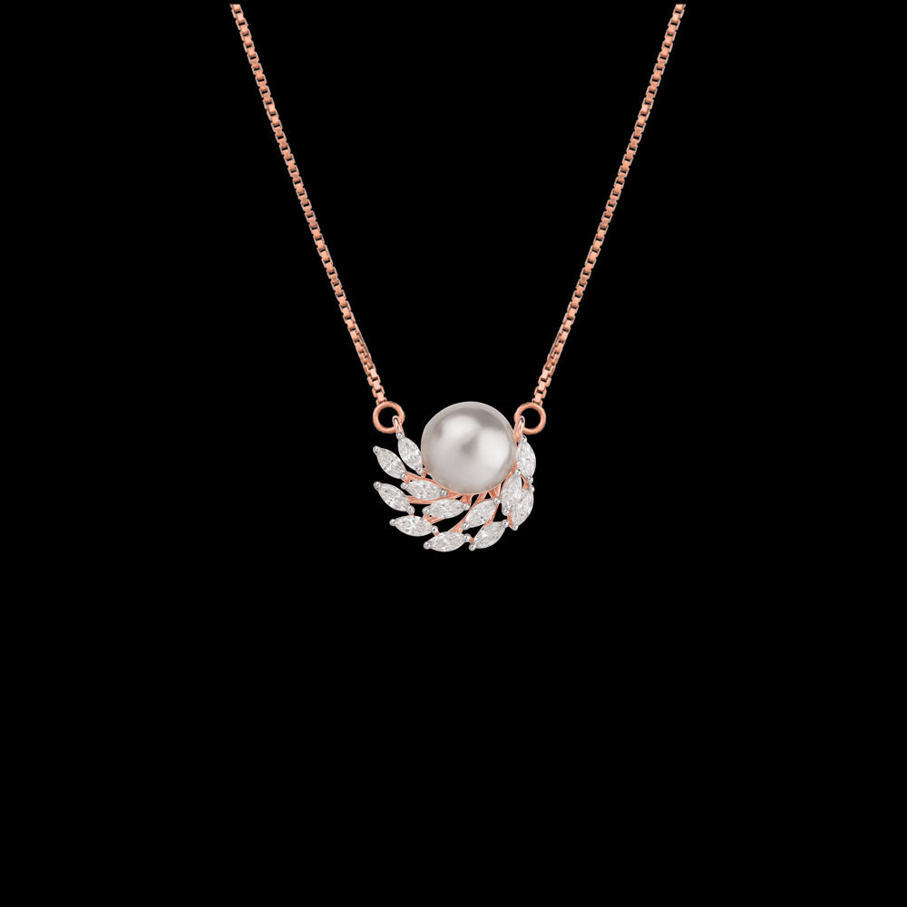 18K Rose Gold Diamond Pendant - 0.654ct VVS-EF with Colour Stones