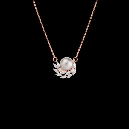 18K Rose Gold Diamond Pendant - 0.654ct VVS-EF with Colour Stones