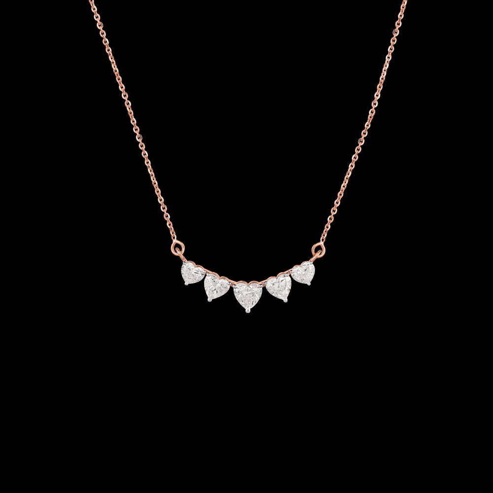 18K Rose Gold Diamond Pendant - 1.913ct VVS-VS-FG