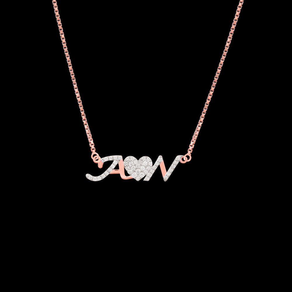 18K Yellow Gold Diamond Pendant - 0.388ct SI-GH