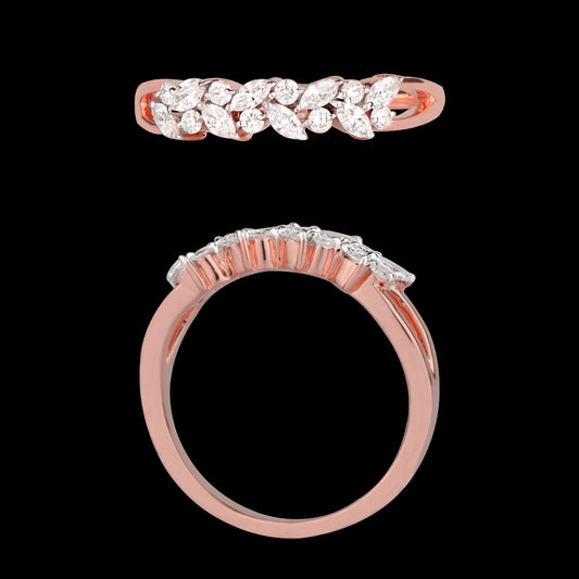 14K Rose Gold Diamond Ring - 0.36ct VS-FG