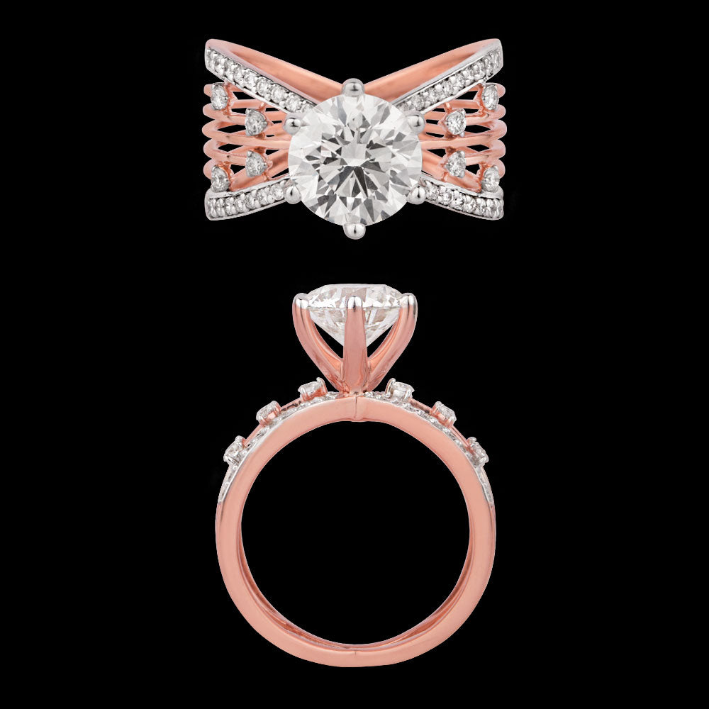 18K Rose Gold Ring