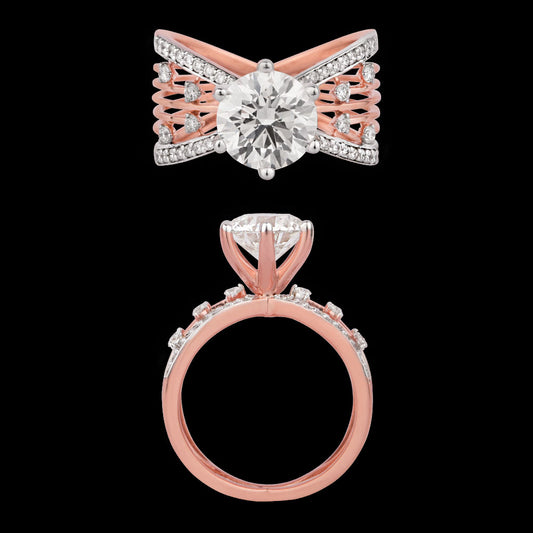 18K Rose Gold Ring