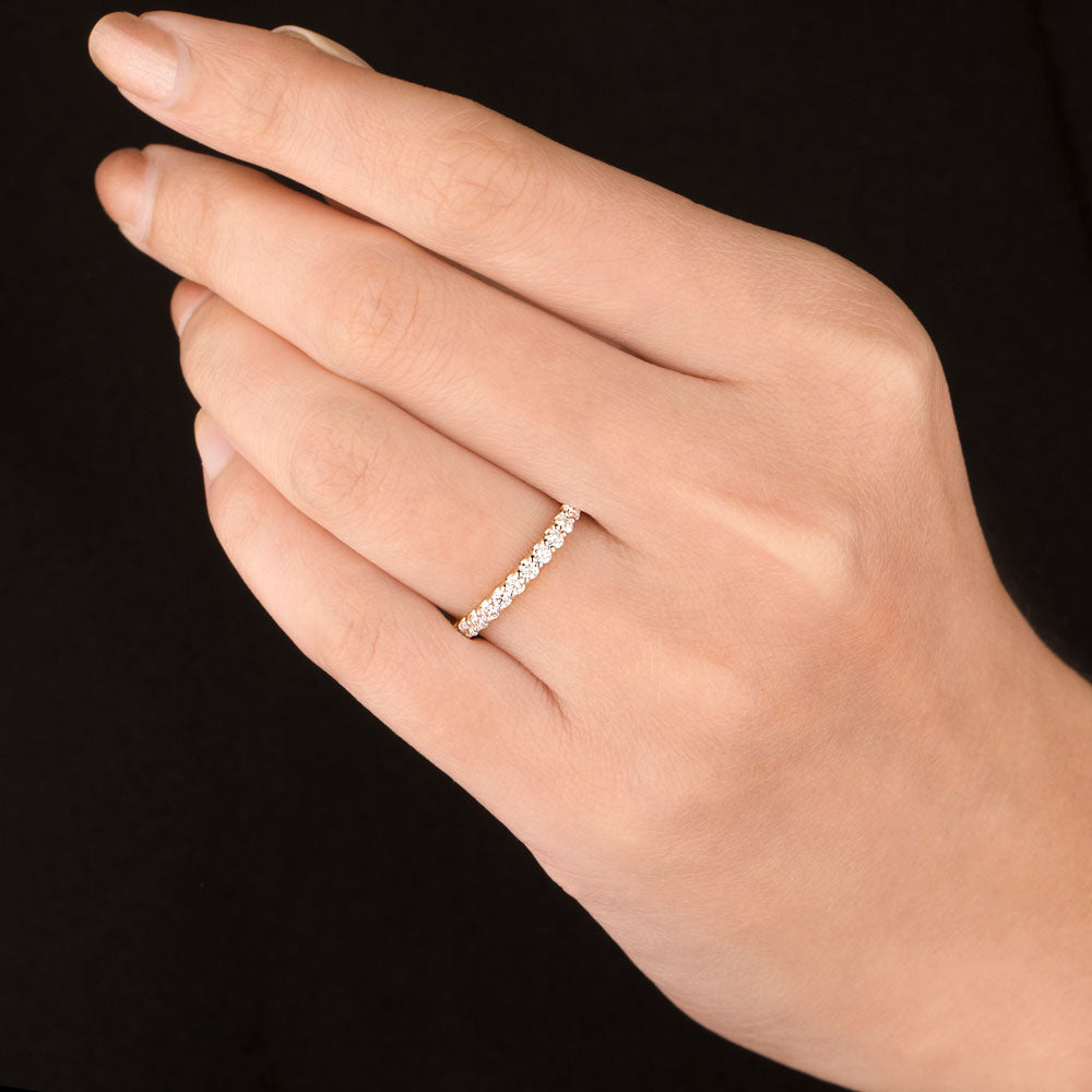14K Rose Gold Diamond Ring - 0.84ct VS-SI-GH