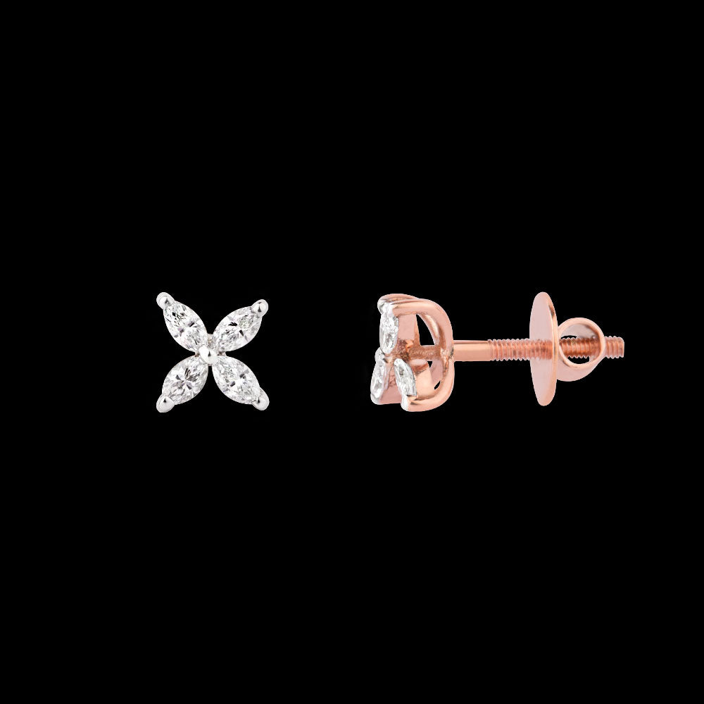18K Rose Gold Diamond Jewellery - 0.314ct VVS-VS-EF