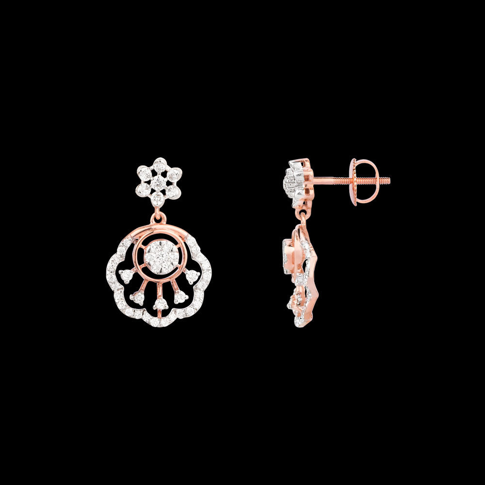 18K Rose Gold Diamond Jewellery - 0.499ct VVS-VS-GH